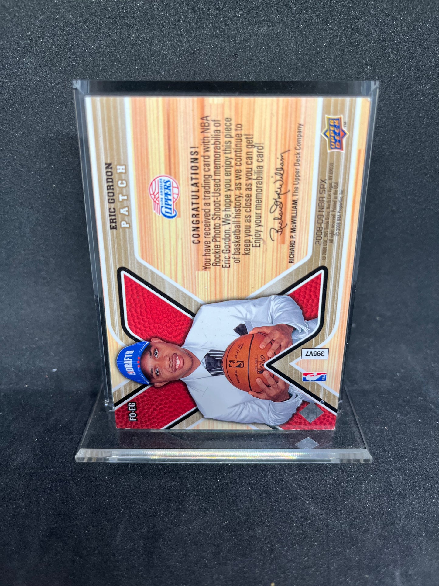 Eric Gordon Freshman Orientation Jersey Patch 1/25