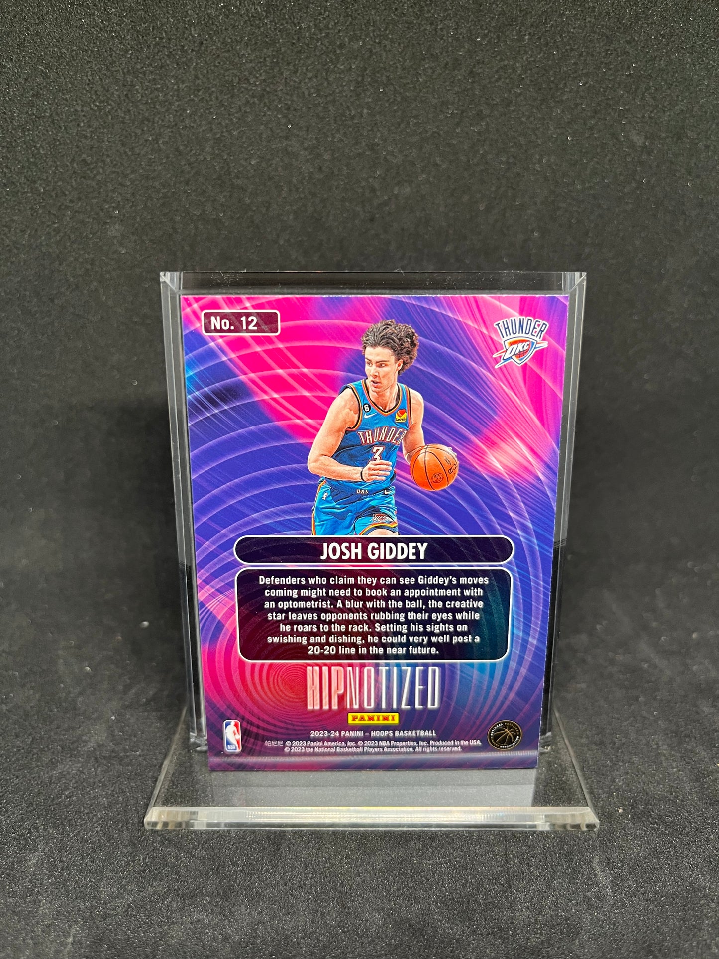 Josh Giddey Hipnotized No.12
